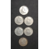 Image 1 : (6) 1967/1968 40% Silver Kennedy Half Dollars - Face Value: $3.00
