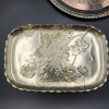 Image 3 : Nice Lot of Assorted Silverplated Items: Pitcher, Trays, Sugar/Creamer Bowl - Total Weight: 6.0 lbs
