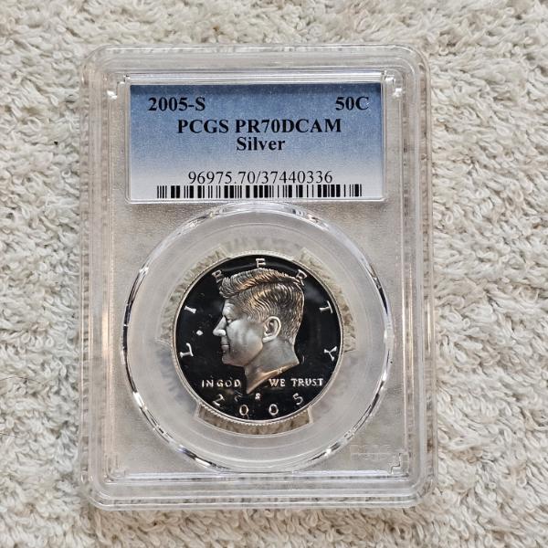 2005-S PCGS Graded PR70DCAM United States Kennedy Half Dollar AFV $.50