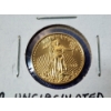 Image 2 : United States 2010 $5 Gold Eagle 1/10th oz Fine Gold - GEM Uncirculated MS 