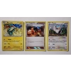 Image 1 : Three Assorted Vintage Holo Rare Pokemon Trading Cards Including Promo Holo's!