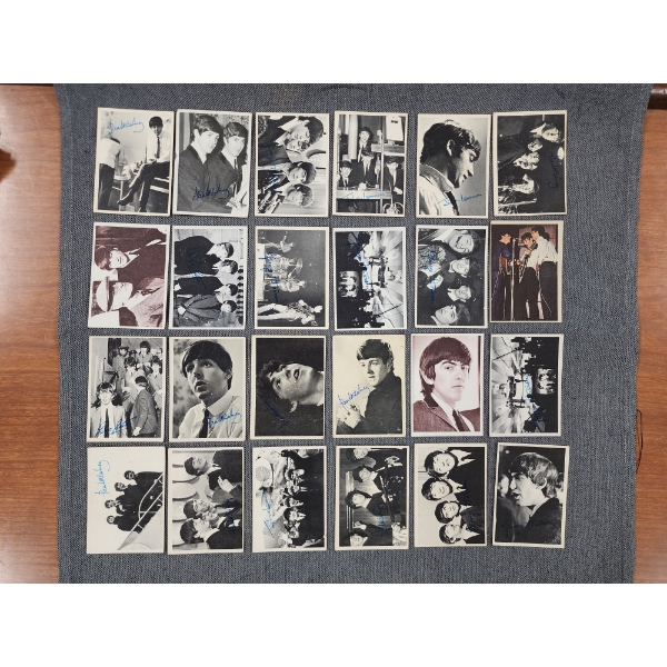 24 Assorted 1960's Beatles Trading Cards ~ Mostly Topps Trading Cards ~ Assorted Series & Conditions