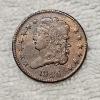 Image 1 : 100% Copper 1828 Classic Head Half-Cent Coin FV: 1/200 of a Dollar