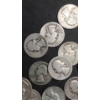 Image 2 : Assorted Years/Mint Marks Washington 90% Silver Quarters - Face Value: $4.00