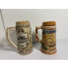 Image 1 : 2 Beer Steins -Lion Brewing Co. Detroit Michigan Stroh's Brewery Heritage Series III 