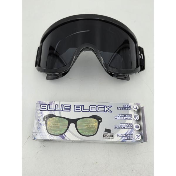 Brand New Survivorware Tinted Adjustable Band Goggles And Blue Block Glasses