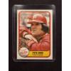 Image 1 : 1981 Fleer Pete Rose Phillies Baseball Card #1 Baseball Card In Protective Holder