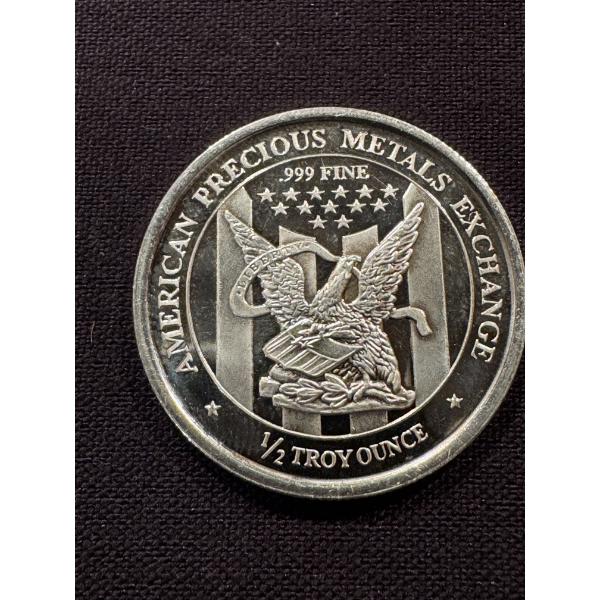 American Precious Metals Exchange 1/2 Troy Ounce .999 Fine Silver Coin - Mint Condition