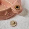 Image 12 : Vintage 1940's Hankscraft Divided Baby Warming Dish Produced In Collab With Red Wing Pottery