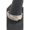 Image 3 : Men's 10K White Gold Channel Set Diamond Band Ring - Size 9.5 - Weight: 6.8g