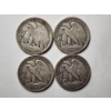 Image 4 : Four 90% Silver United States Walking Liberty Half Dollars ~ $2.00 in Face Value! ~ 
