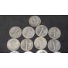 Image 9 : Assorted Years & Mint Marks 90% Silver Mercury And Roosevelt Dimes- Face Value: $3.00