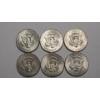 Image 2 : (6) Assorted Years United States 40% Silver Kennedy Half Dollars - Face Value: $3.00