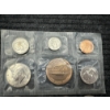 Image 2 : Six 40% Silver Kennedy Half Dollars, 1987 Proof Set, 1959 Lincoln Penny, & NRA Token