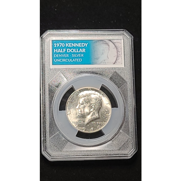 Collector's Alliance 1970 Denver 40% Silver Uncirculated Kennedy Half Dollar