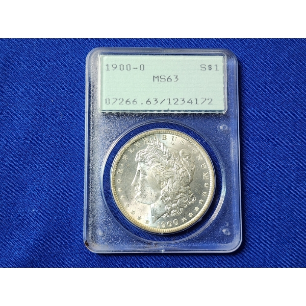 1900-O Morgan Silver Dollar PCGS MS 63