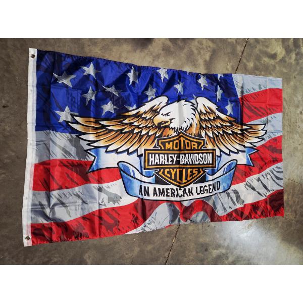 Brand New 3ftx5ft Harley Davidson Flag 