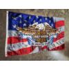 Image 1 : Brand New 3ftx5ft Harley Davidson Flag 