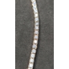 Image 7 : Sterling Espo Ring With Blue Stone & Sterling Silver Bracelet With White Stones