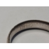 Image 4 : Sterling Silver Wedding Band (Size 12) & Pave-set Diamond Stud Earrings - Total Weight: 7.1g