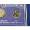 Image 4 : "The Liberty Coin Collection" - 1936 Silver Dime, 1935 Silver Half Dollar, 2001 New York Quarter