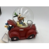 Image 4 : Disney "Zip-A-Dee-Doo-Dah" Musical snow globe ft. Mickey Mouse & Goofy driving a red car