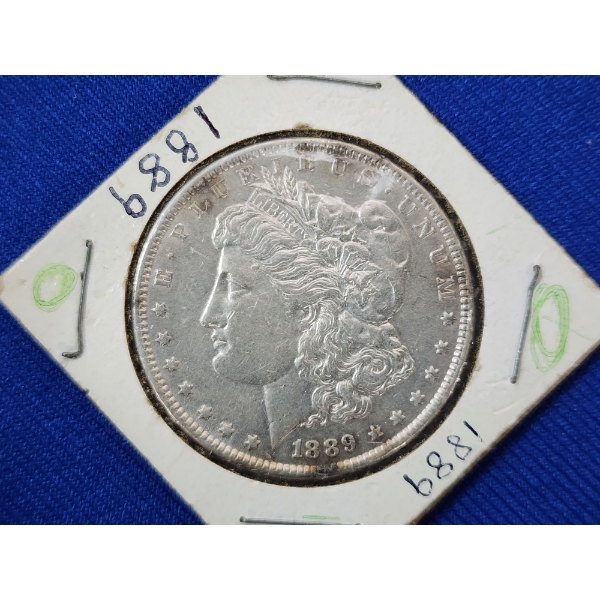 1889 90% Silver Morgan Dollar 