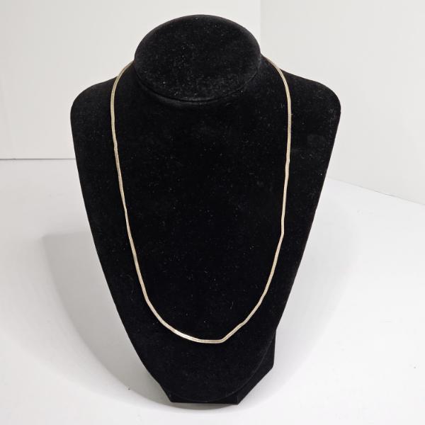 Vintage Italy 925 Sterling Silver 4.5g 20 Inch Franco Chain Necklace