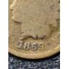 Image 4 : 1869 / 69 Indian Head Cent - HTF coin - See Pics