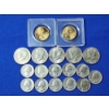 Image 1 : Assorted U.S. Coins: Sacagawea Dollars, Jennedy Half Dollars, Washington Quarters