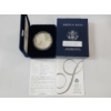 Image 1 : 2005-W American Silver Eagle Proof $1 Coin 1 oz .999 Fine Silver w/ OGP Box & COA