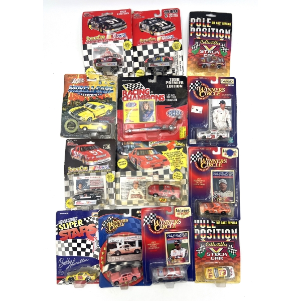 Lot of 13 Diecast Race Cars