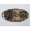 Image 2 : Vintage Brass Railroad Tag Belt Buckle