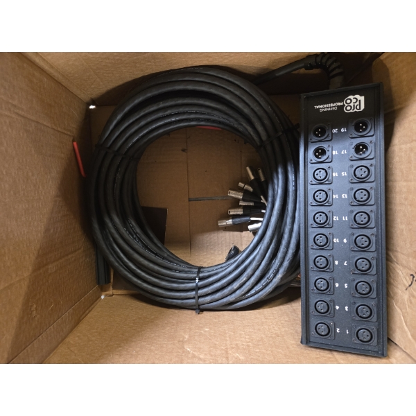 New! ProCo 20 Port XCR Snake - No Shipping