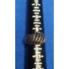 Image 7 : 10K Gold Ring With Channel Set Blue Sapphire Stones - Size 10 - Weight: 5.4g