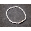 Image 6 : Beautiful Diamond 10K White Gold Bracelet Weighing 8.7 Grams
