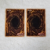 Image 4 : Two Assorted Holo Magic Yu-Gi-Oh Trading Cards ~ Includes Polymerization!