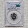 Image 1 : PCGS PR66 1938 CAC Teich Family Collection Jefferson Five Cent Nickel Coin
