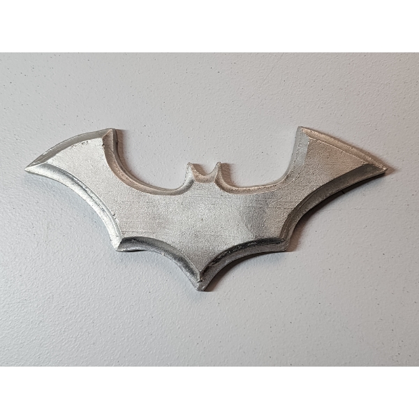 Solid Aluminum 9" Batman Decorative Symbol/Sign 