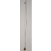 Image 2 : 12K Gold Filled 16" Necklace With Black Enamel Floral Pendant - Weight: 1.2g