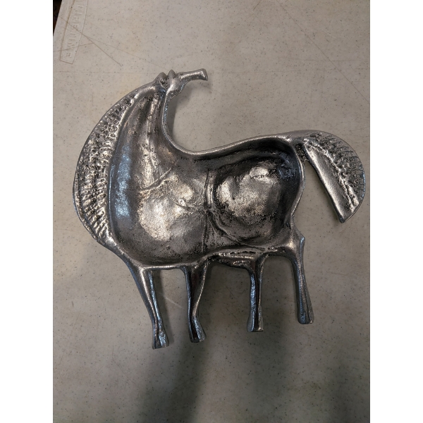 Don Drumm 1977 Horses Sculpture Dish. Exceptional Highly Collectable Piece