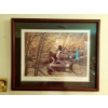 Image 1 : Large Framed Signed & Numbered Limited Edition Duck Print - 24" x 36" - Excellent