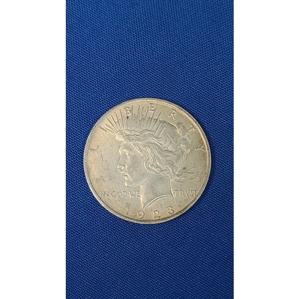 1923 90% Silver Peace Dollar