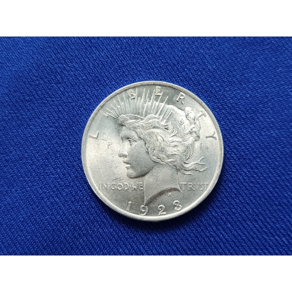 1923 90% Silver Peace Dollar in Excellent Condition