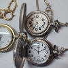 Image 8 : Four Assorted Gold-Tone & Silver-Tone Modern Pocket Watches 
