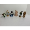 Image 1 : Tiny Wizard of Oz figurines - Munchkin - Dorothy - Royal Army Emerald City Guard - Glinda
