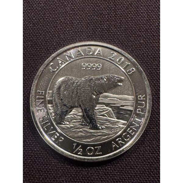 2018 Royal Canadian Mint 1/2 Troy Ounce .9999 Fine Silver Coin - Mint Condition