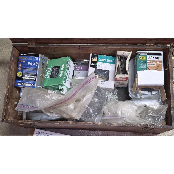 PICKUP IN CANTON -  NAILS - SCREWS - FASTENERS - ALL YOU SEE IN THE PICS