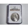 Image 1 : 1922 Silver Peace Dollar Graded NGC MS 63