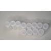 Image 2 : 13 Plastic Round Coin Storage Tubes with Screw on Cap